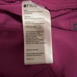 Figs pink HW Zamora XL